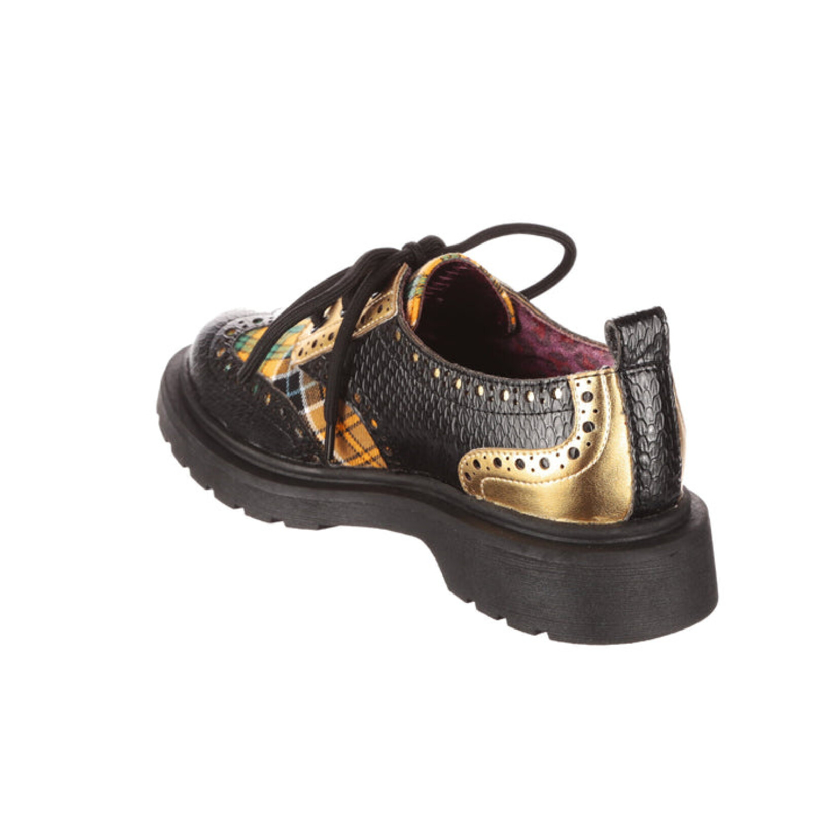 Irregular Choice Smart N Spiffy Gold