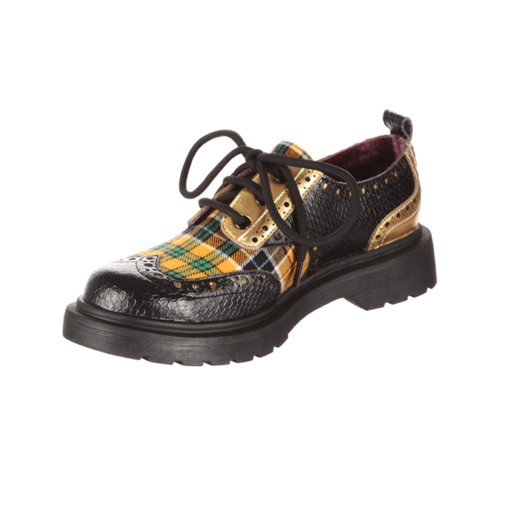 Irregular Choice Smart N Spiffy Gold