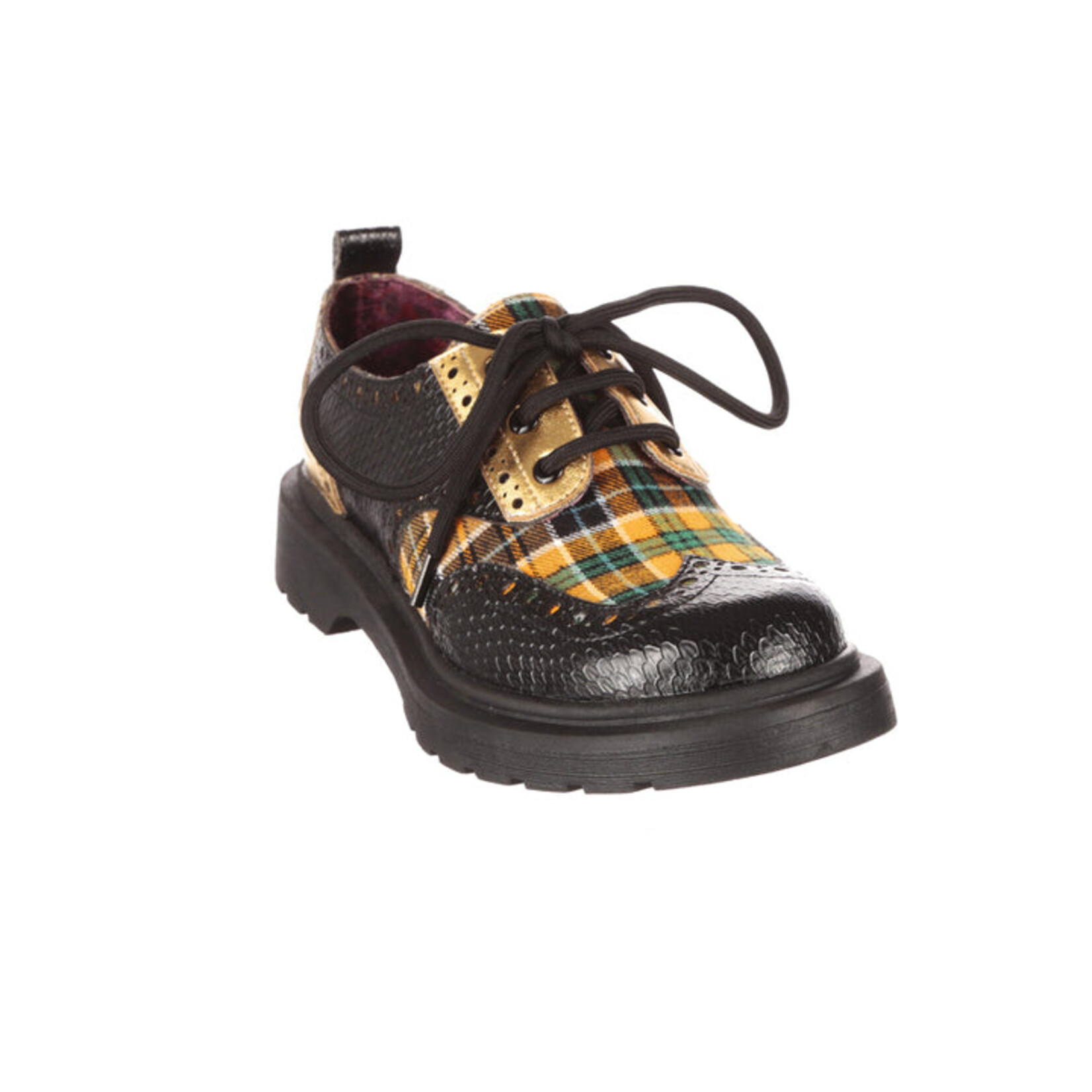 Irregular Choice Smart N Spiffy Gold