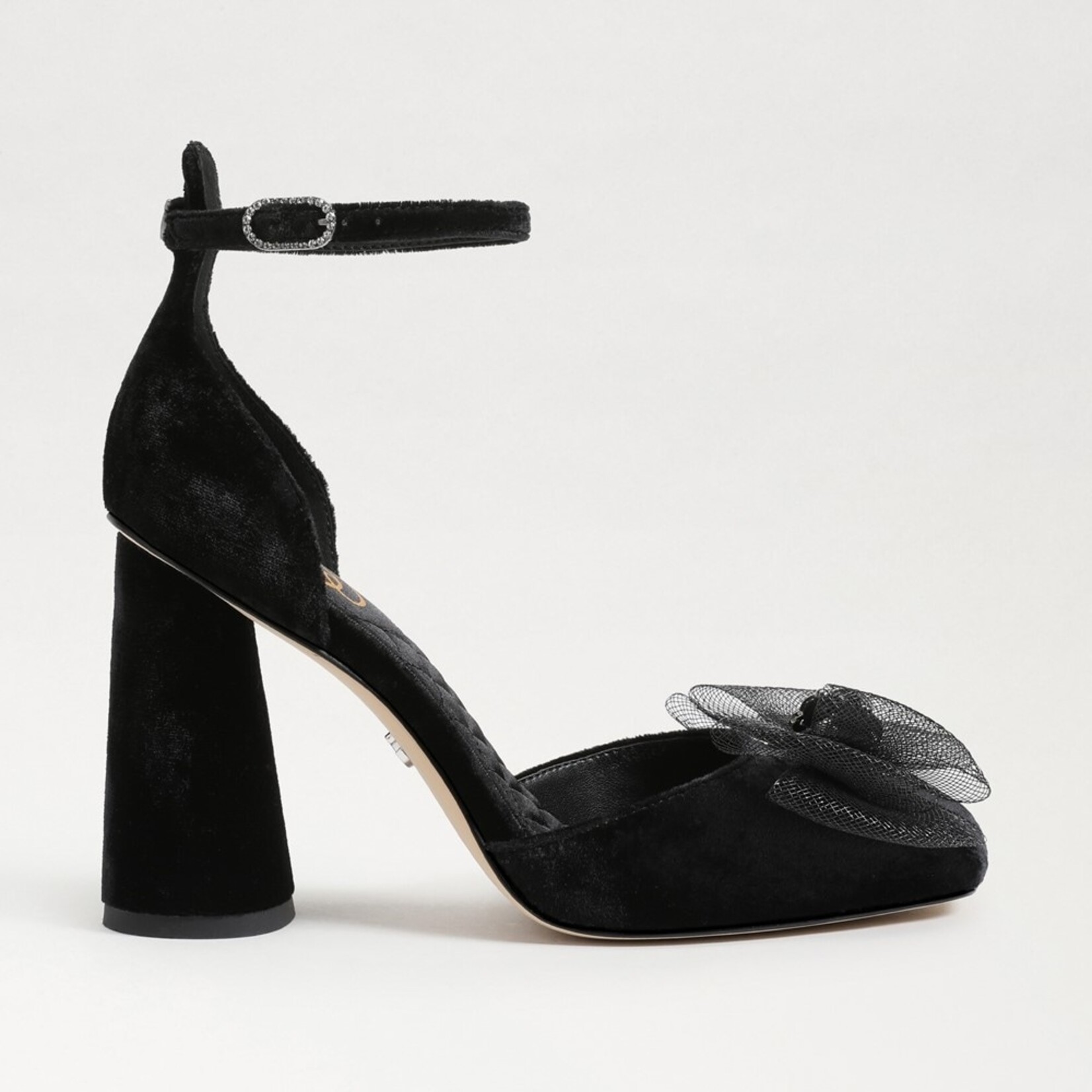 Sam Edelman Colter Ankle Strap Block Heel Black