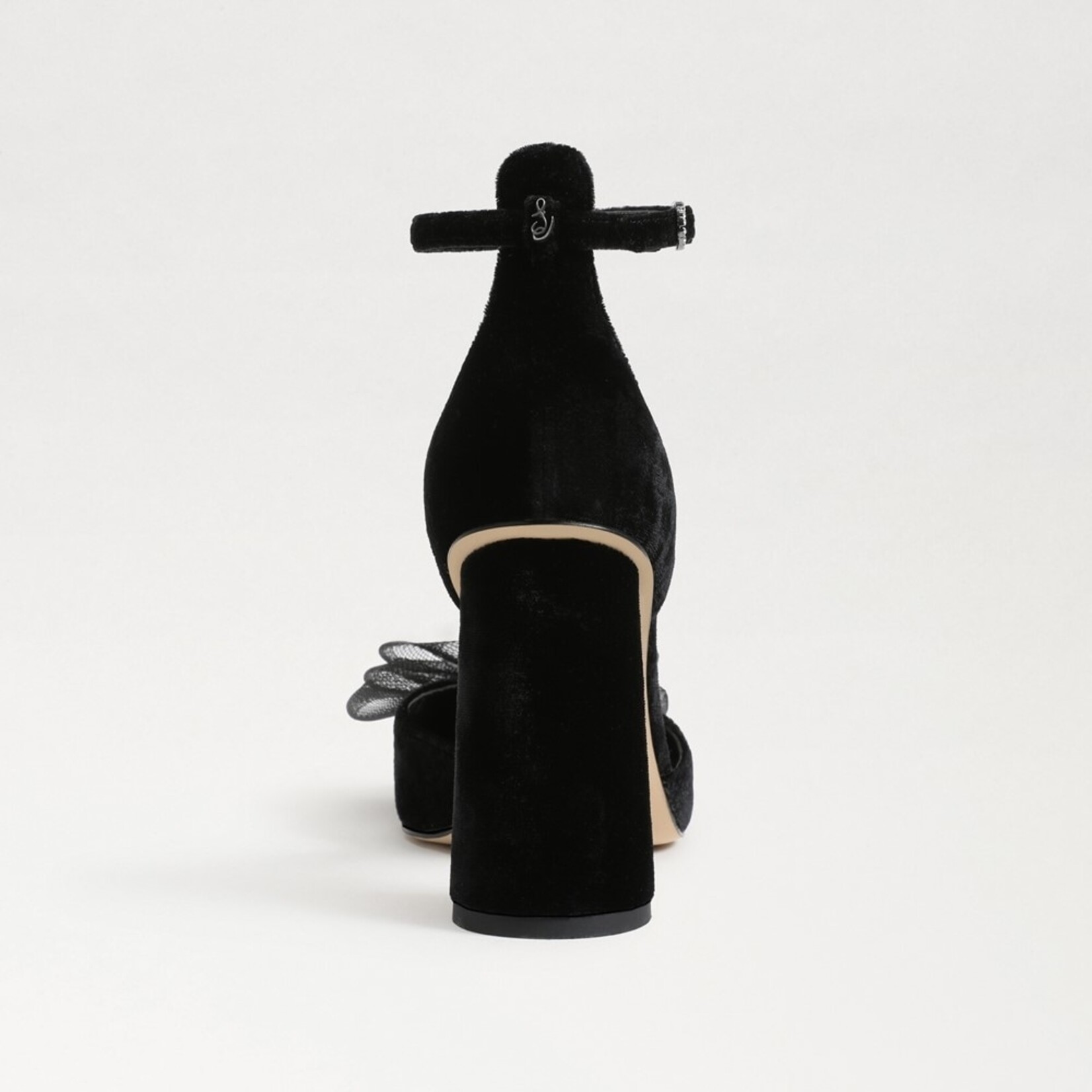 Sam Edelman Colter Ankle Strap Block Heel Black