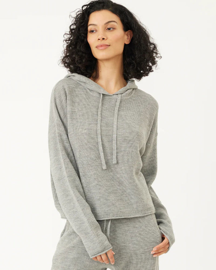 Stitches and Stripes Jia Heather Gray Hoodie