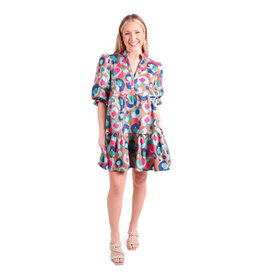 Emily McCarthy Frankie Dress Meadowbrook Spot Cheetah