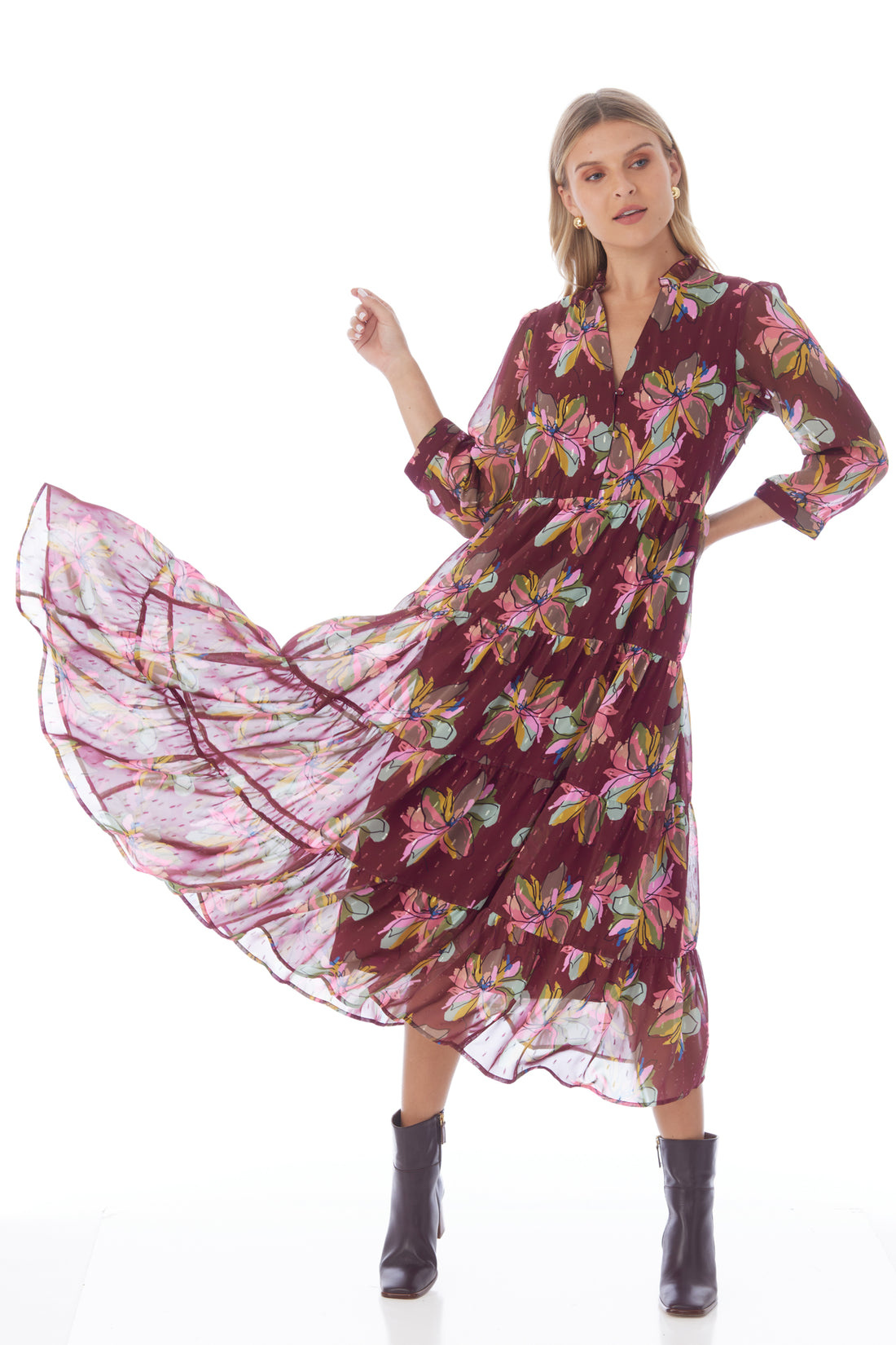 Crosby By Mollie Burch Macrostie Dress - Gallery Floral