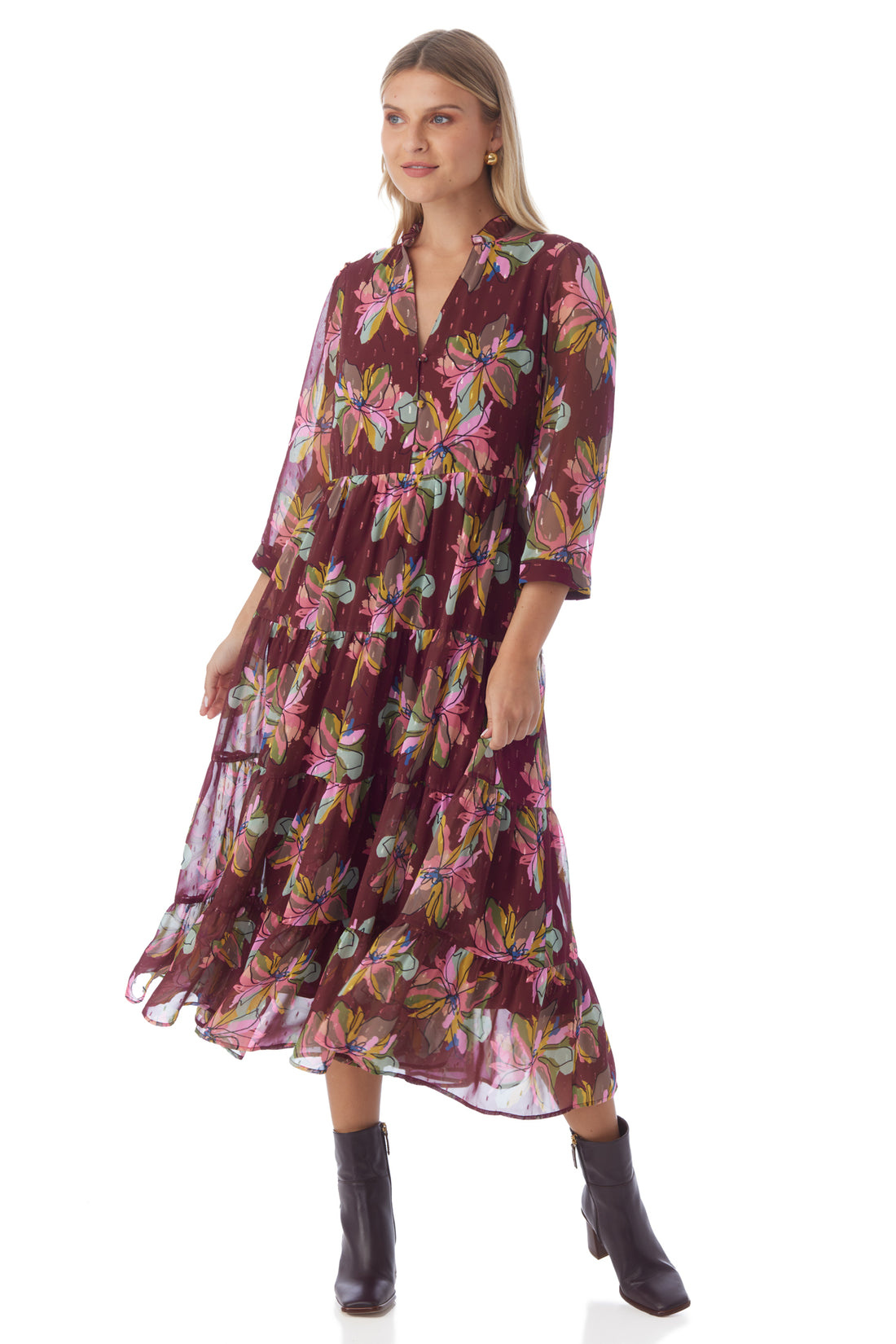 Crosby By Mollie Burch Macrostie Dress - Gallery Floral