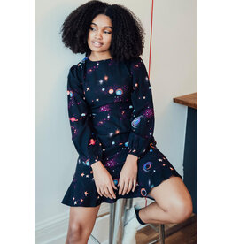 Sugarhill Brighton Juliette Dress - Black, Colourful Universe