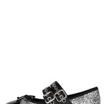 Jeffrey Campbell BALLETIC SILVER GLITTER BLACK