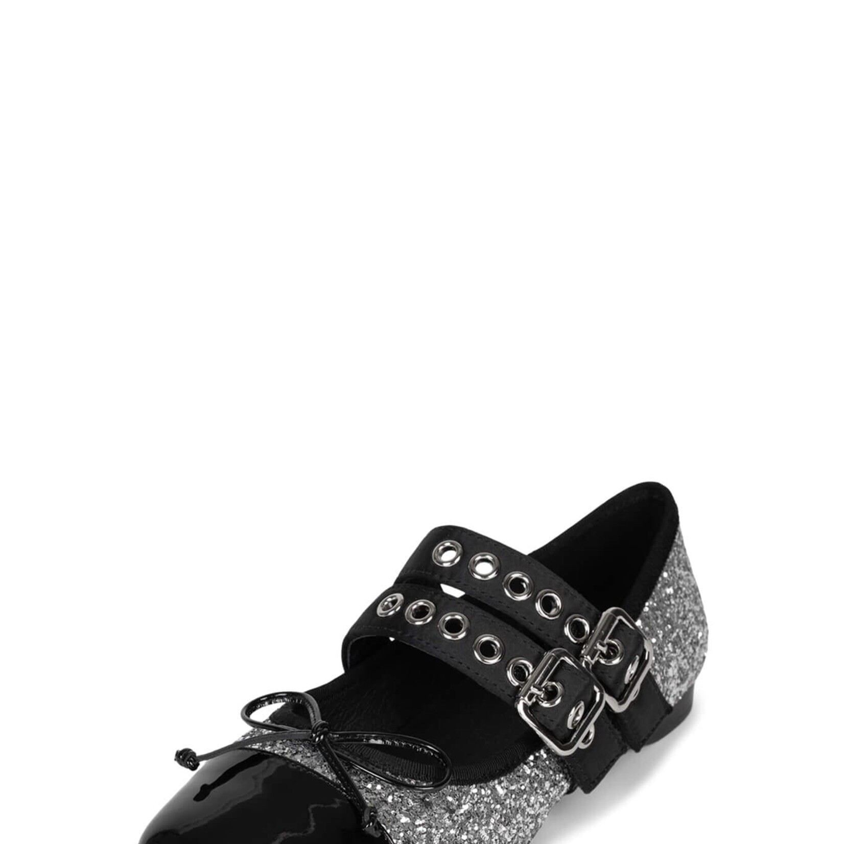 Jeffrey Campbell BALLETIC SILVER GLITTER BLACK
