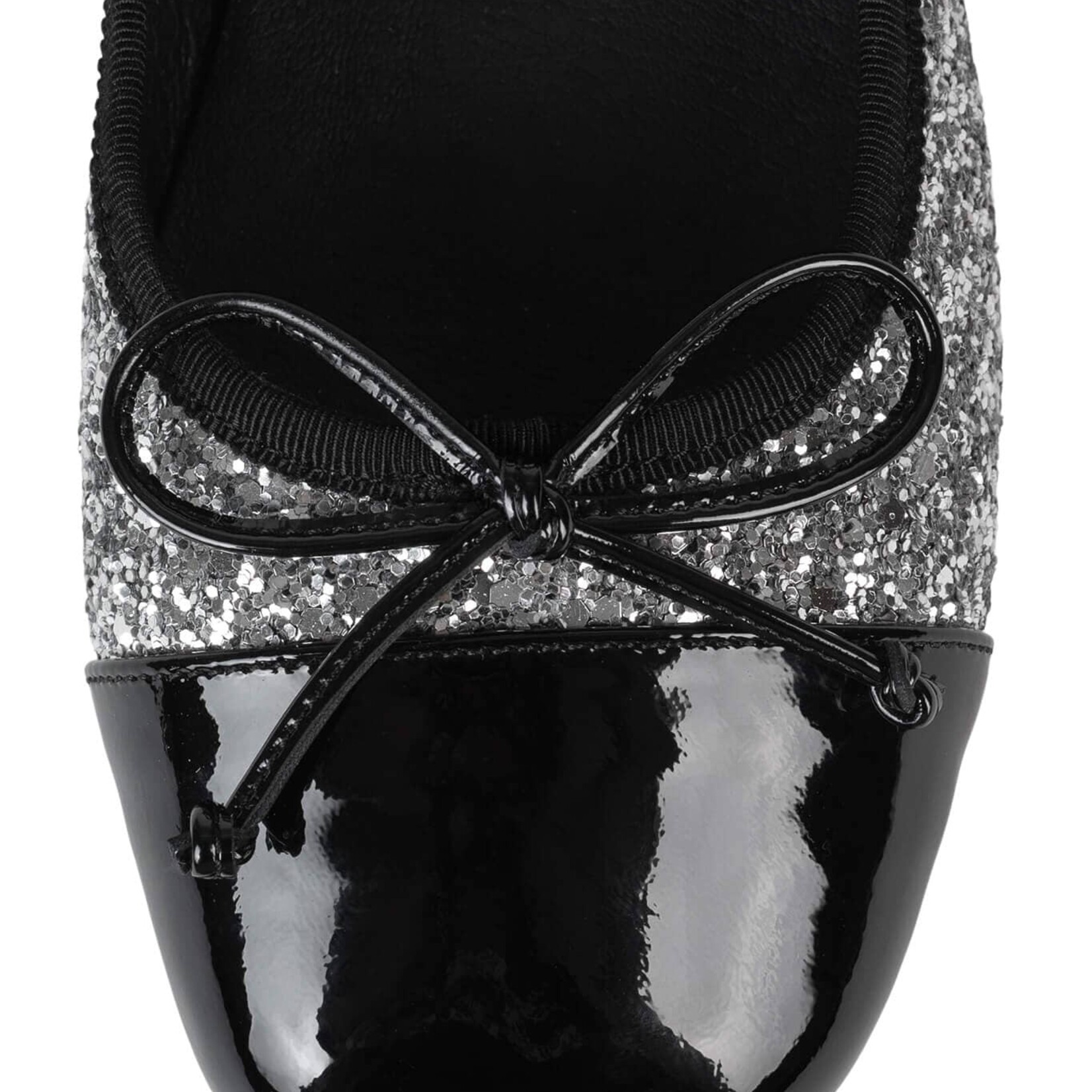 Jeffrey Campbell BALLETIC SILVER GLITTER BLACK
