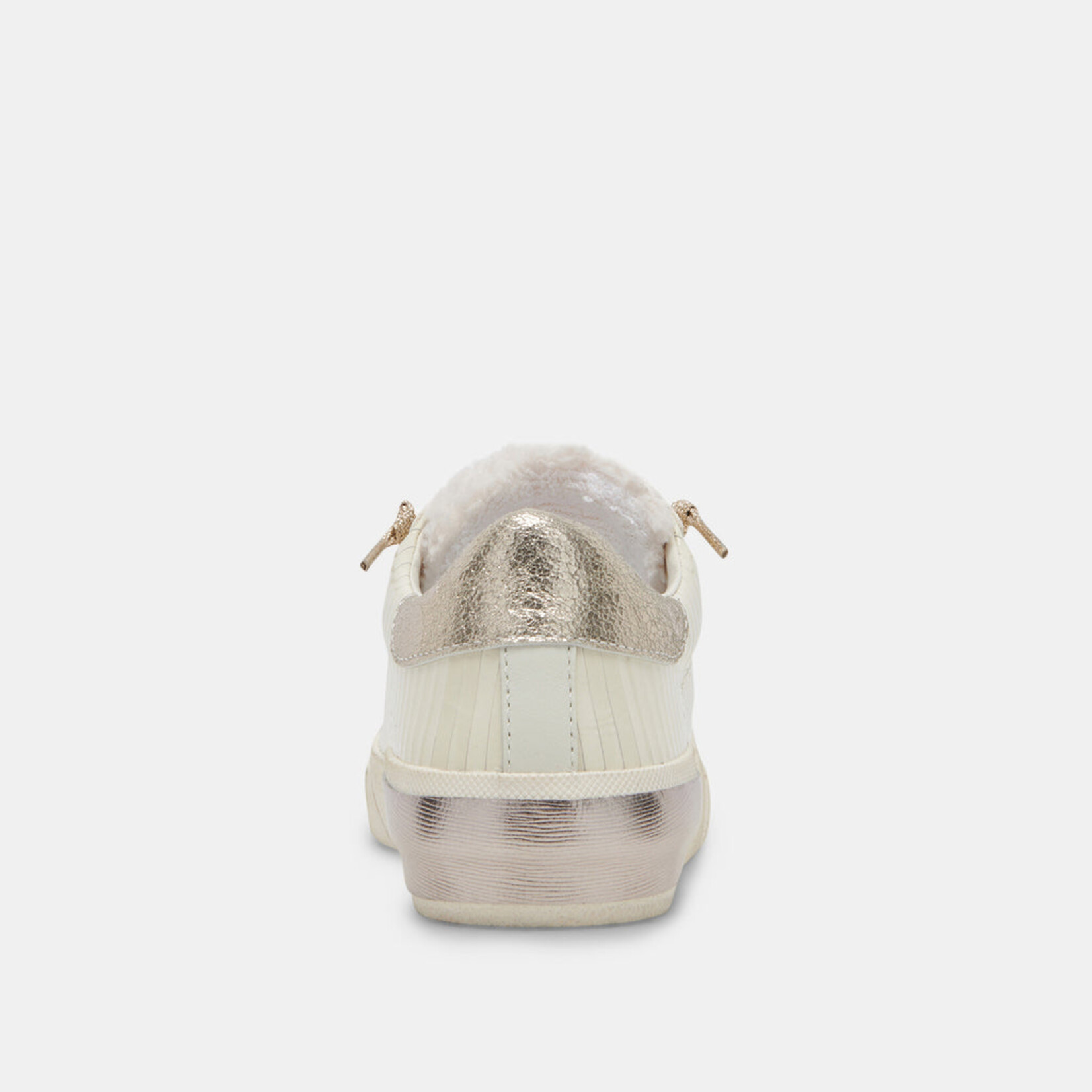 Dolce Vita Zina Plush White Sliced Leather