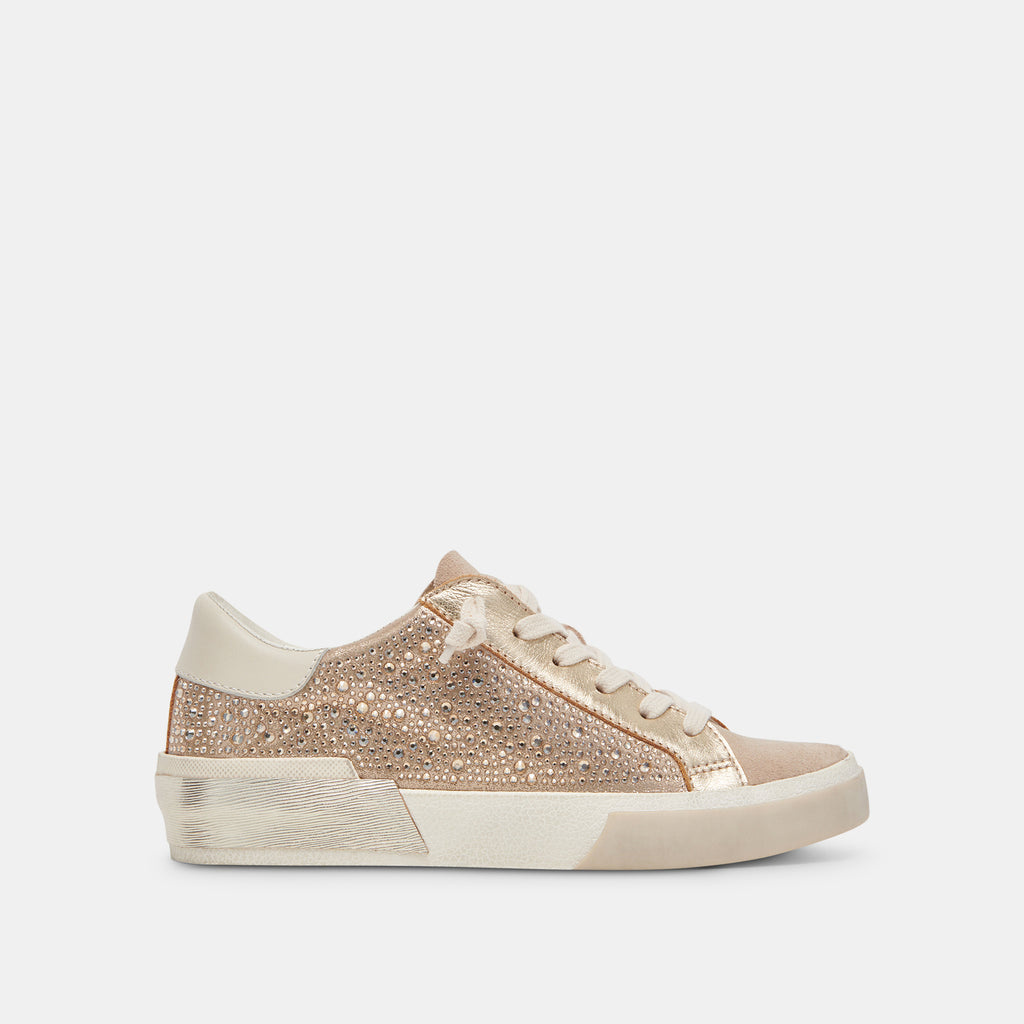 Dolce Vita Zina Crystal Gold Suede