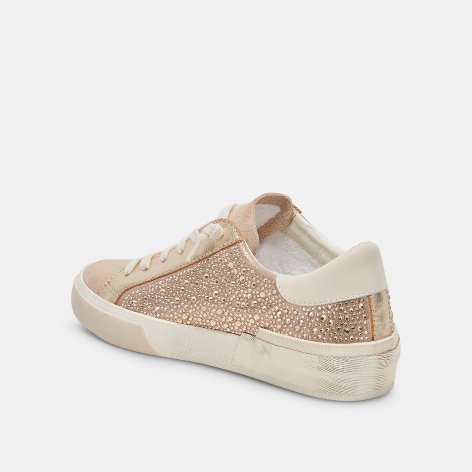 Dolce Vita Zina Crystal Gold Suede
