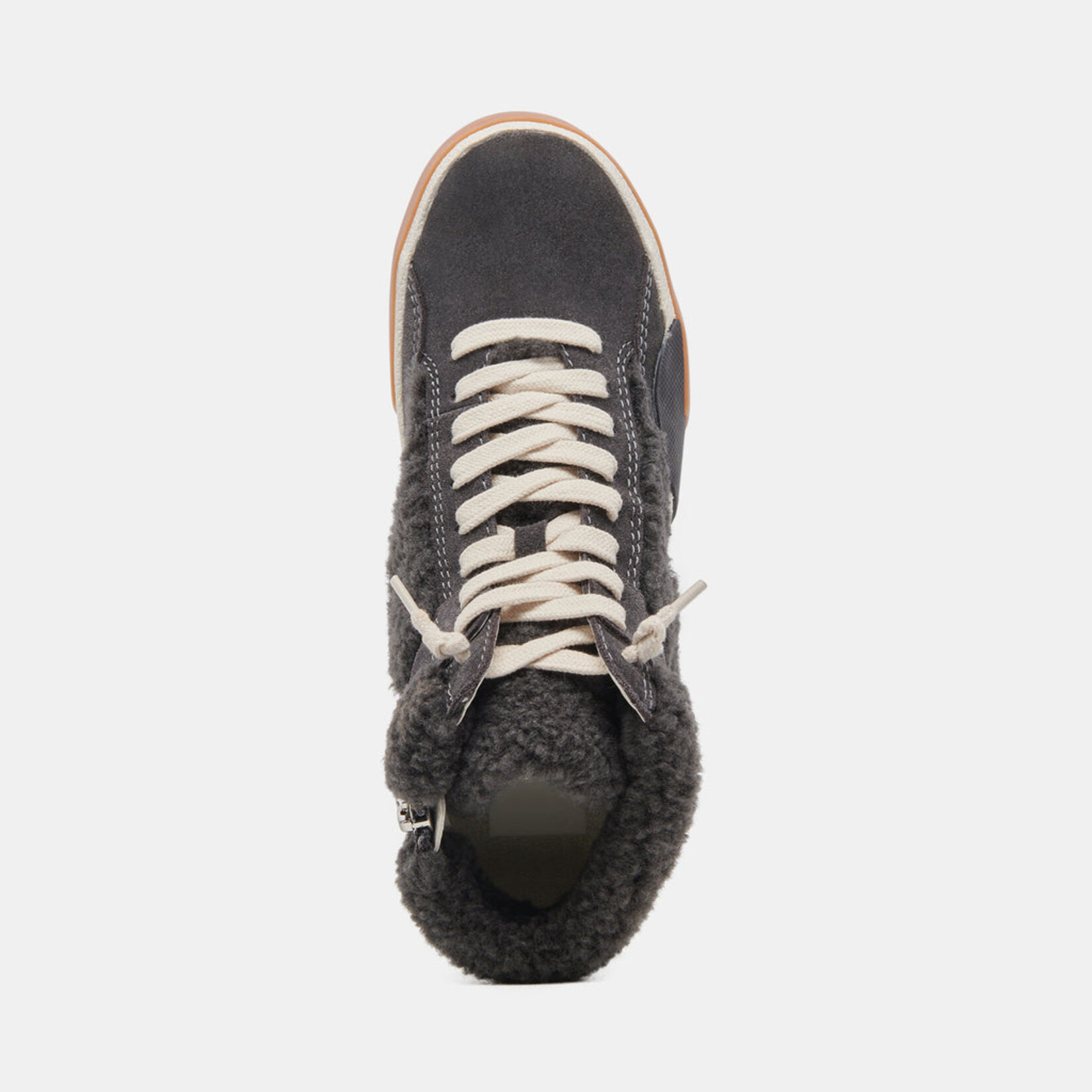 Dolce Vita Zilvia Plush Sneakers Anthracite Suede