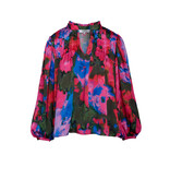 Crosby By Mollie Burch Gabby Blouse Blurred Floral