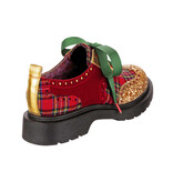 Irregular Choice Smart N Spiffy Christmas Plaid