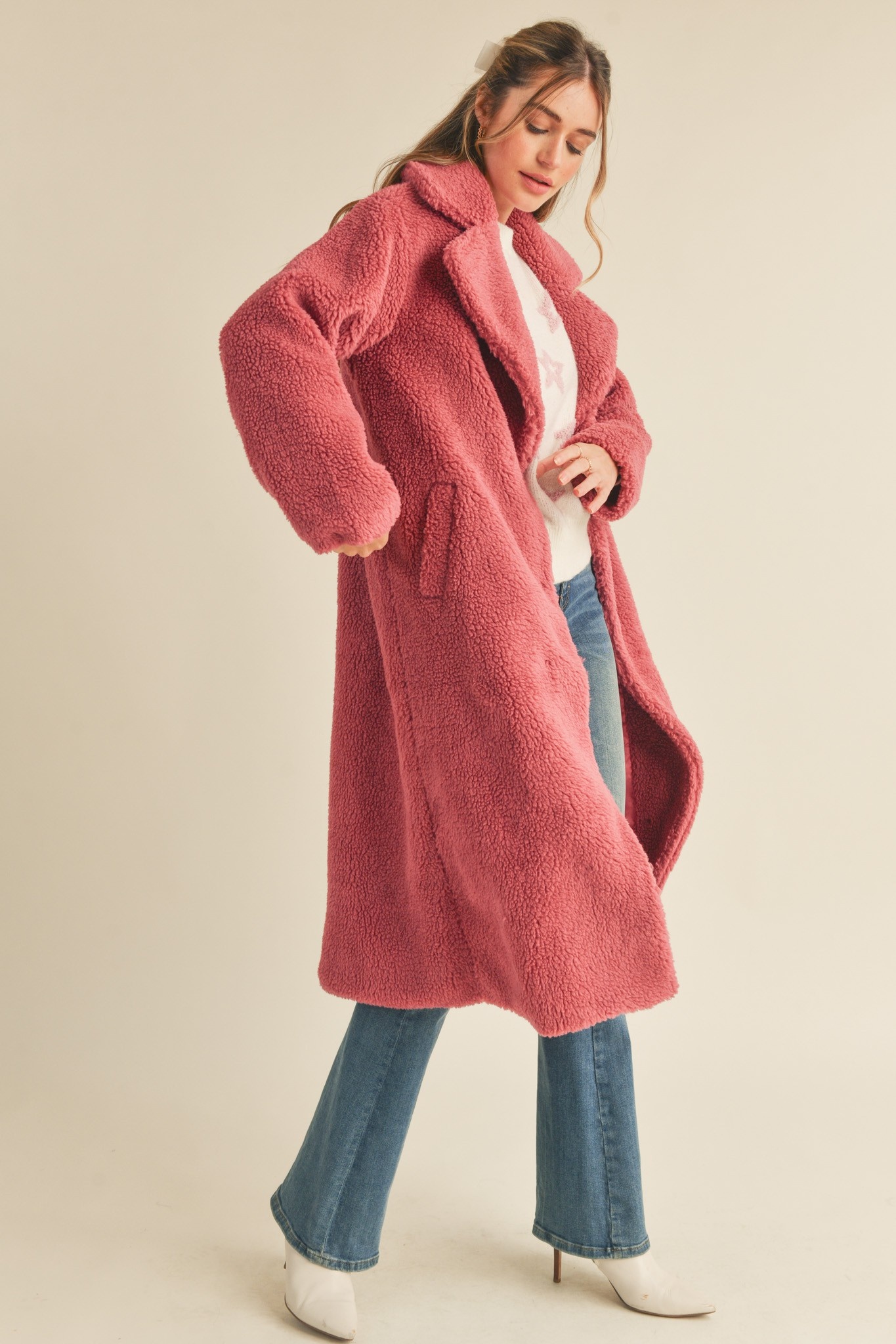 &Merci FULL LENGTH TEDDY COAT