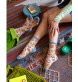 Evil Eye Sheer Crew Sock