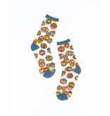 Evil Eye Sheer Crew Sock