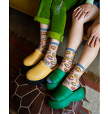 Evil Eye Sheer Crew Sock