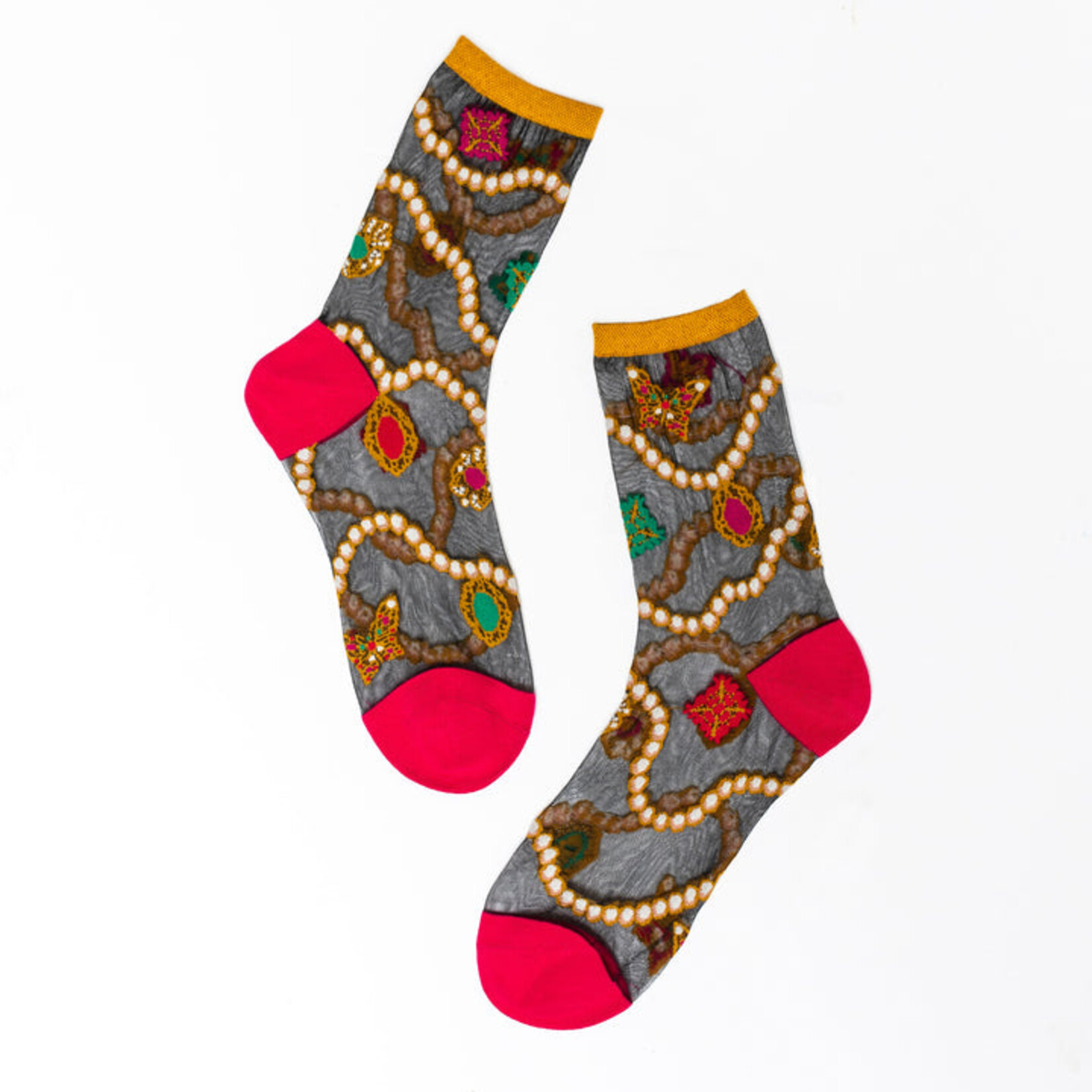 Pearls and Jewels Socks