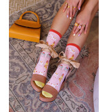 Sock Candy Girl with Llama Kawaii Sock