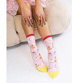 Sock Candy Girl with Llama Kawaii Sock