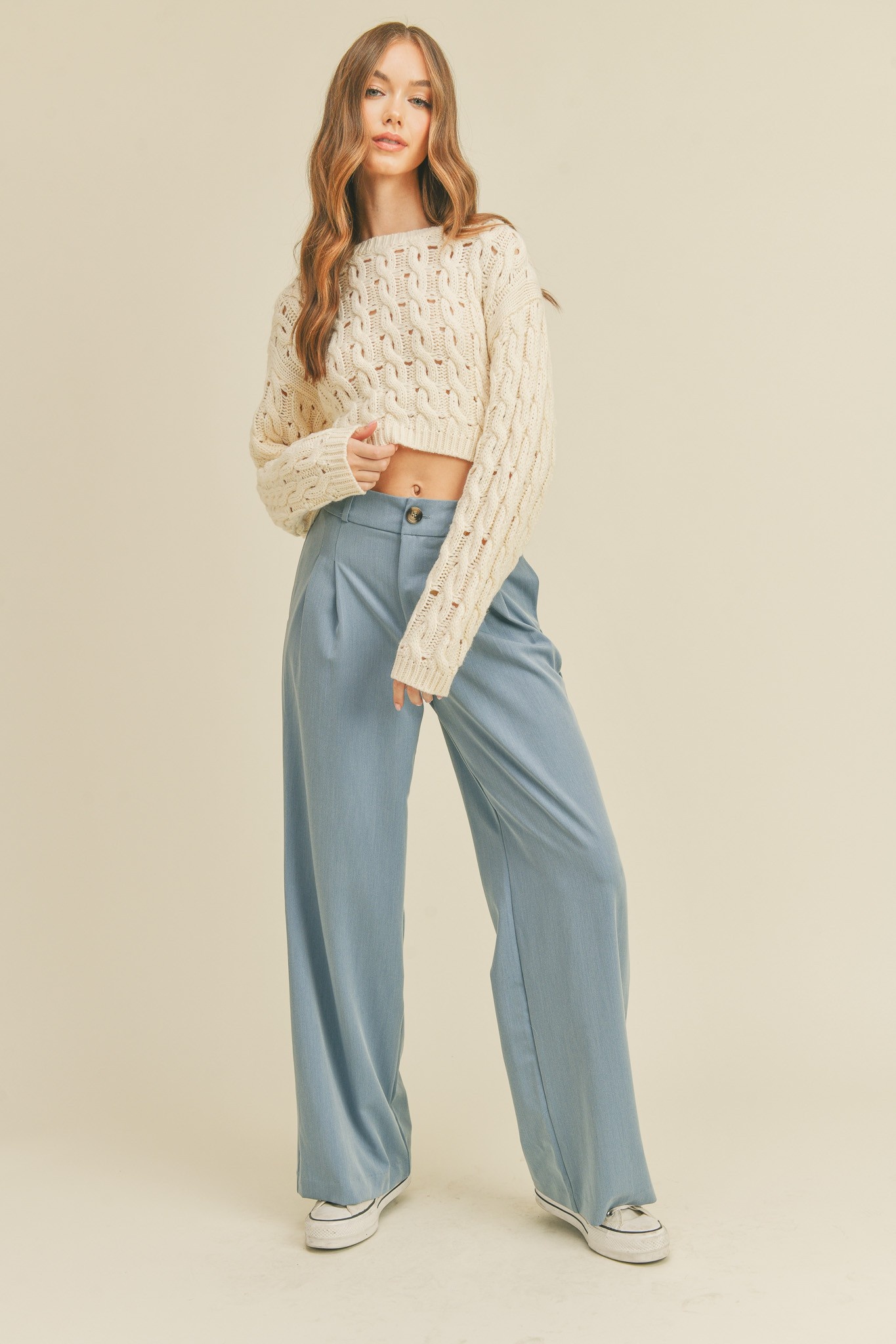 &Merci Bethany Pleated Trouser