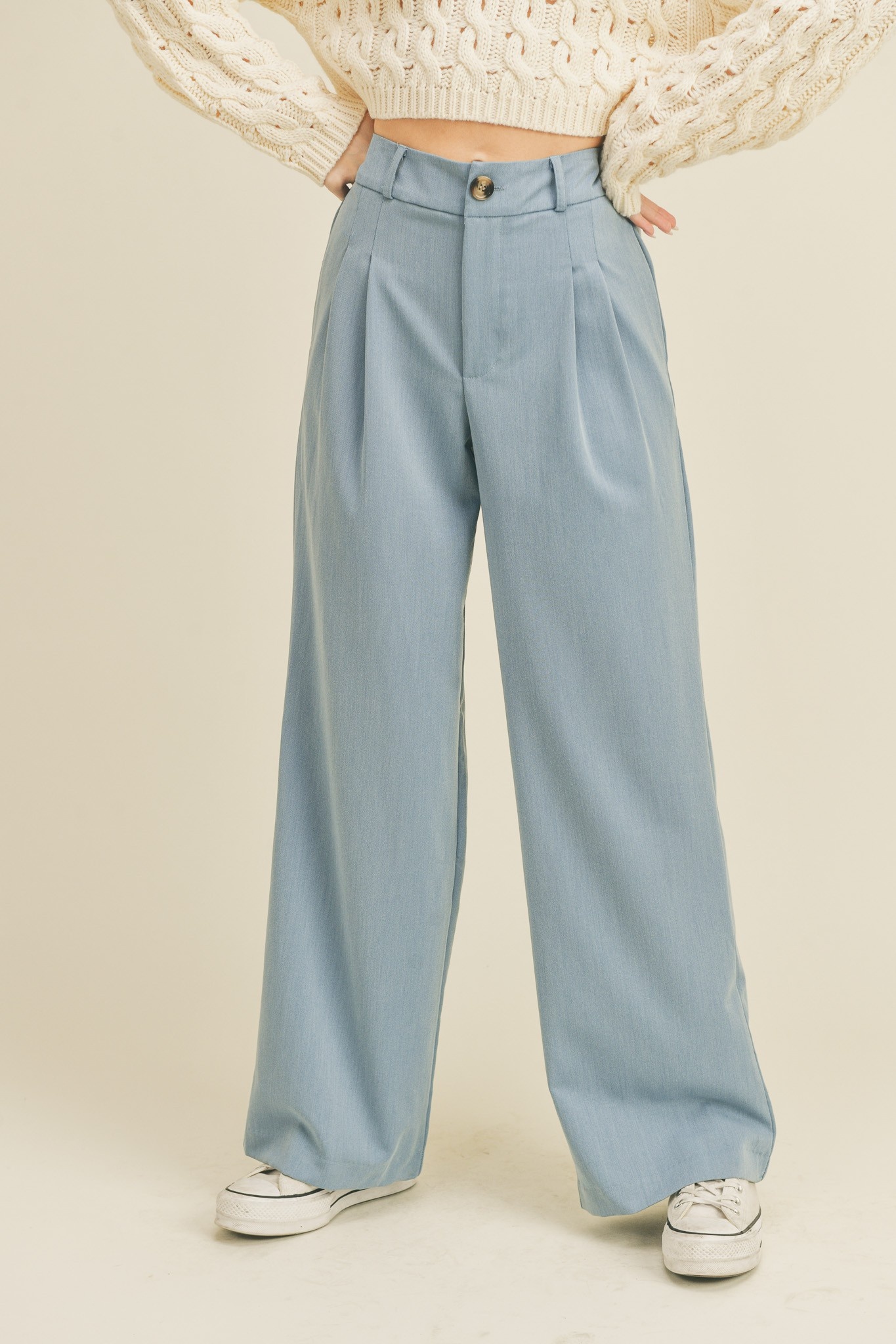 &Merci Bethany Pleated Trouser