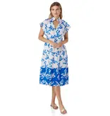 Crosby By Mollie Burch Watts Dress Park Foral Mix