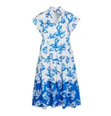 Crosby By Mollie Burch Watts Dress Park Foral Mix
