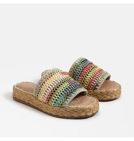 Circus by Sam Edelman Wallis Platform Slide Rainbow Weave