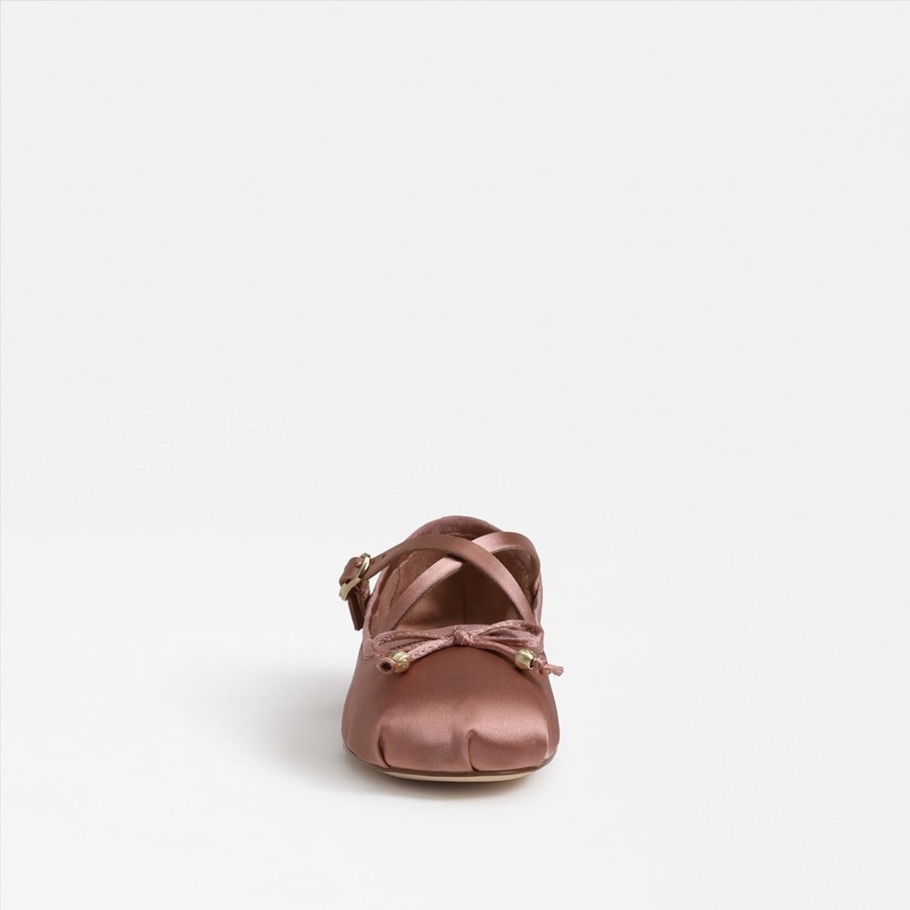 Zuri Strap Ballet Flat Dark French