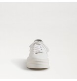 Sam Edelman Pippy White Leather Sneaker