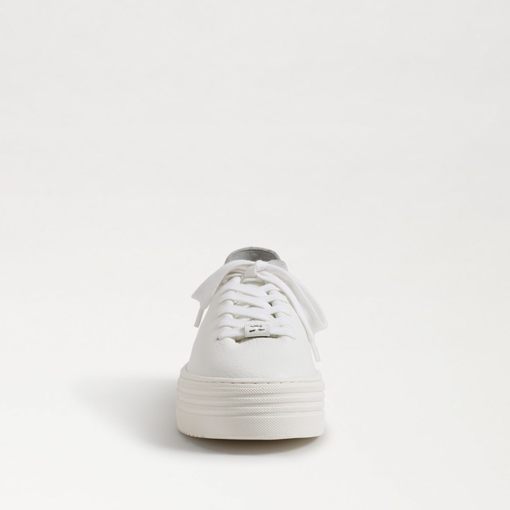 Sam Edelman Pippy White Leather Sneaker