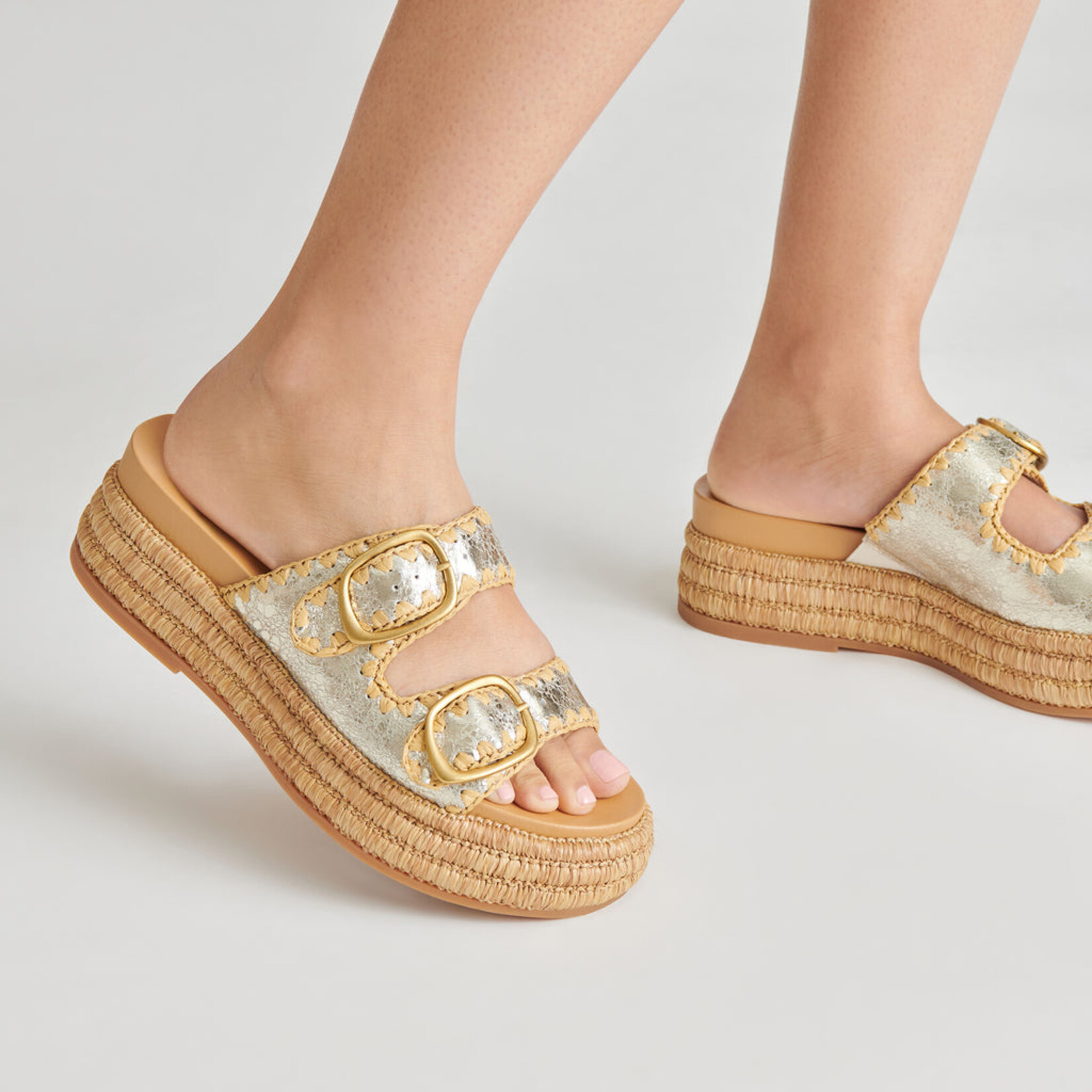 Dolce Vita Wanika Platinum Sandals