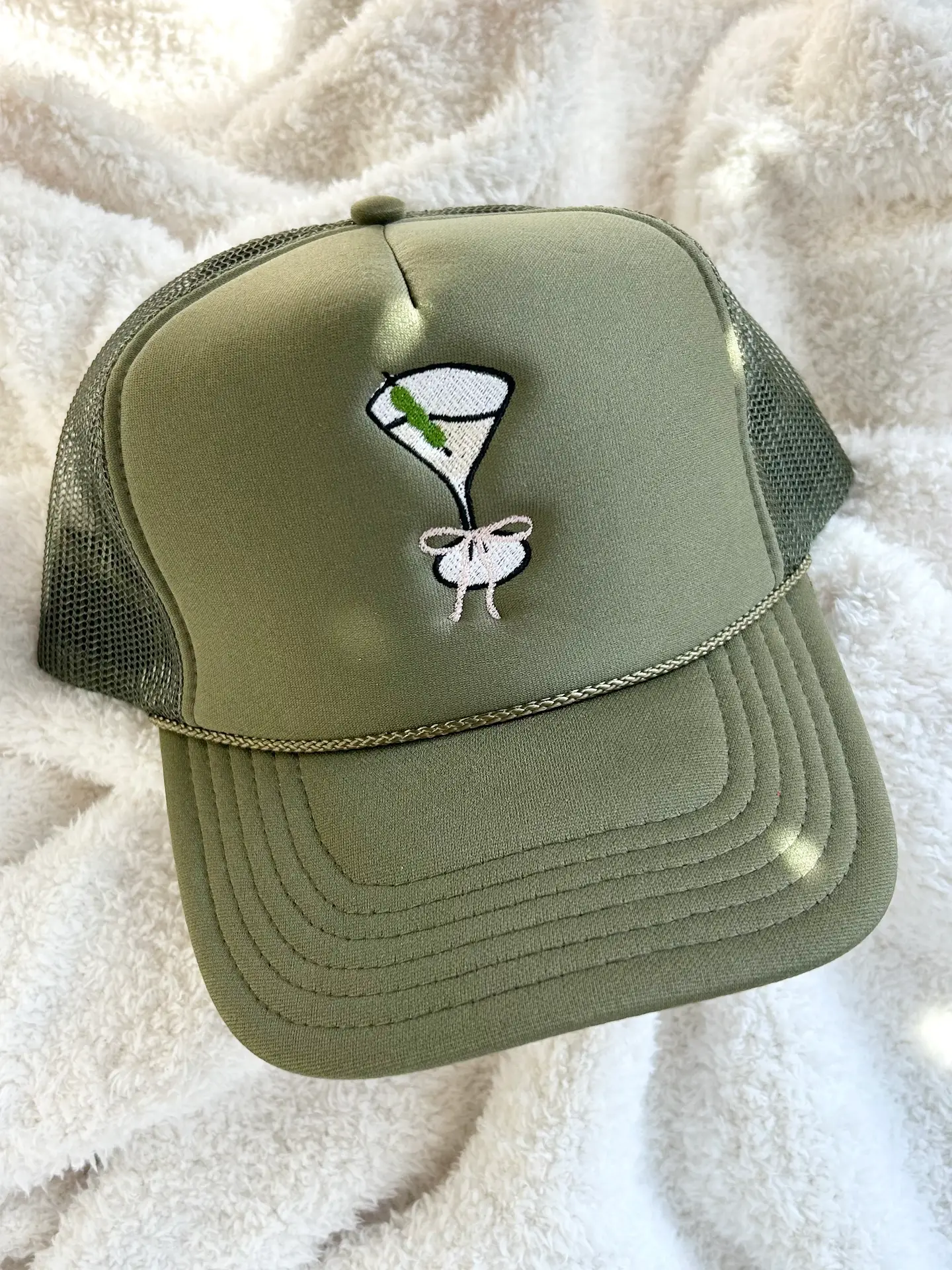 Martini Bow Trucker Hat
