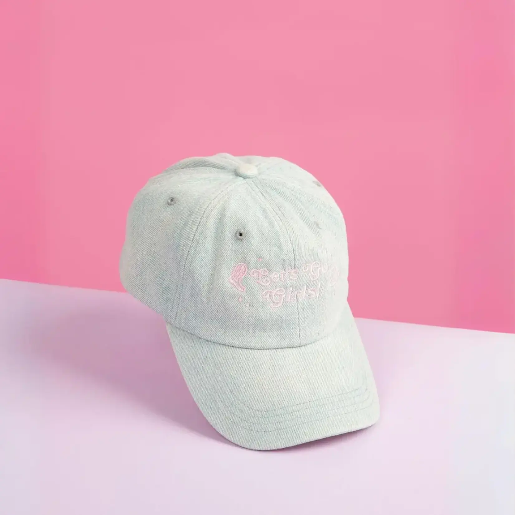 Party Mountain Paper Co Let's Go Girls Baseball Hat