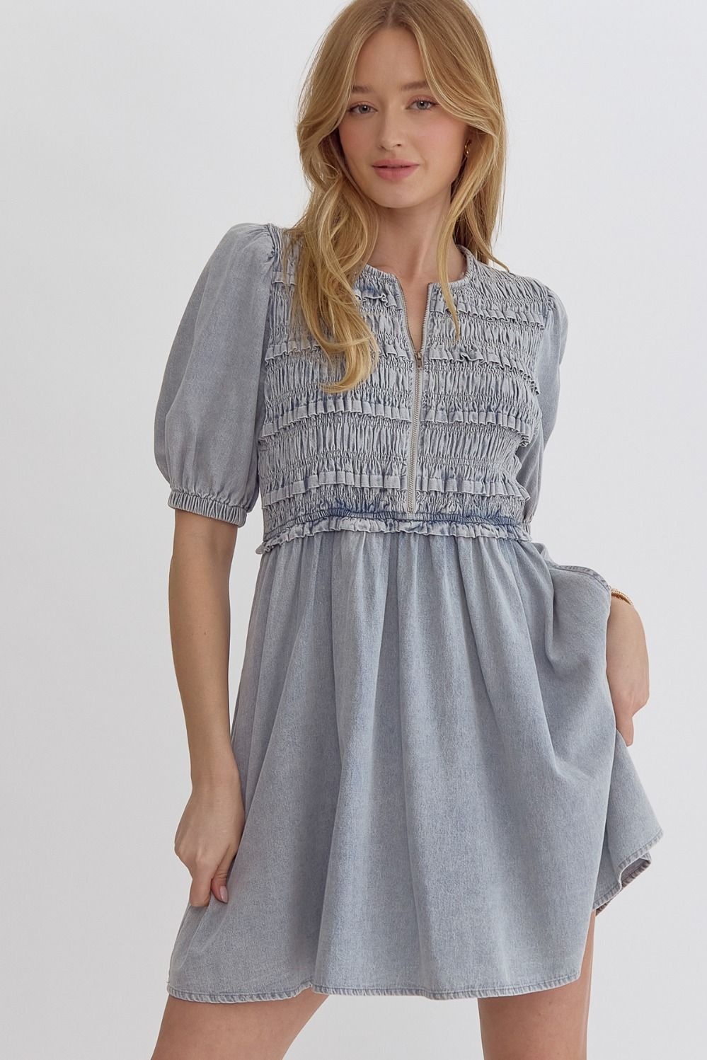 Entro Tanner Chambray Dress