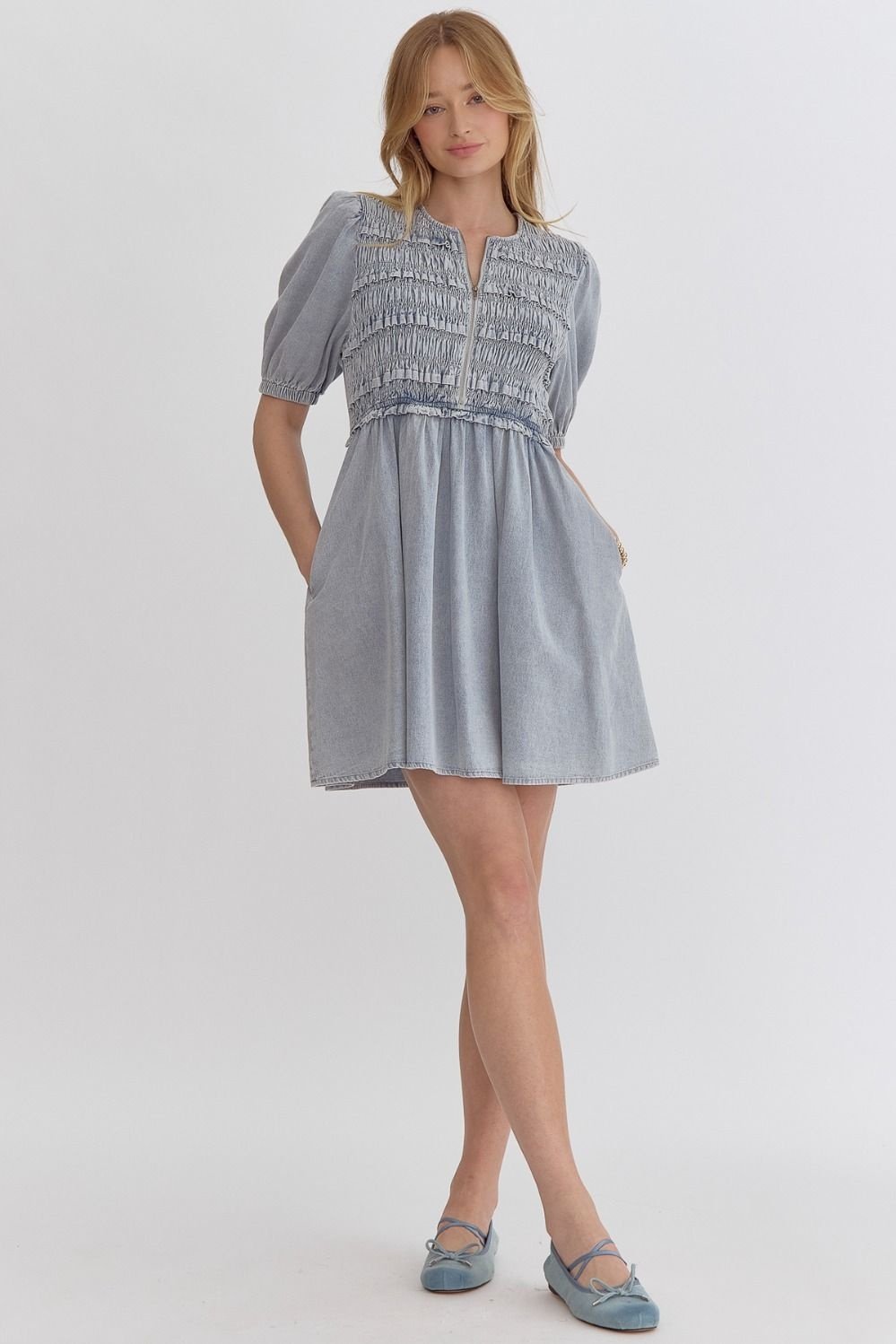 Tanner Chambray Dress