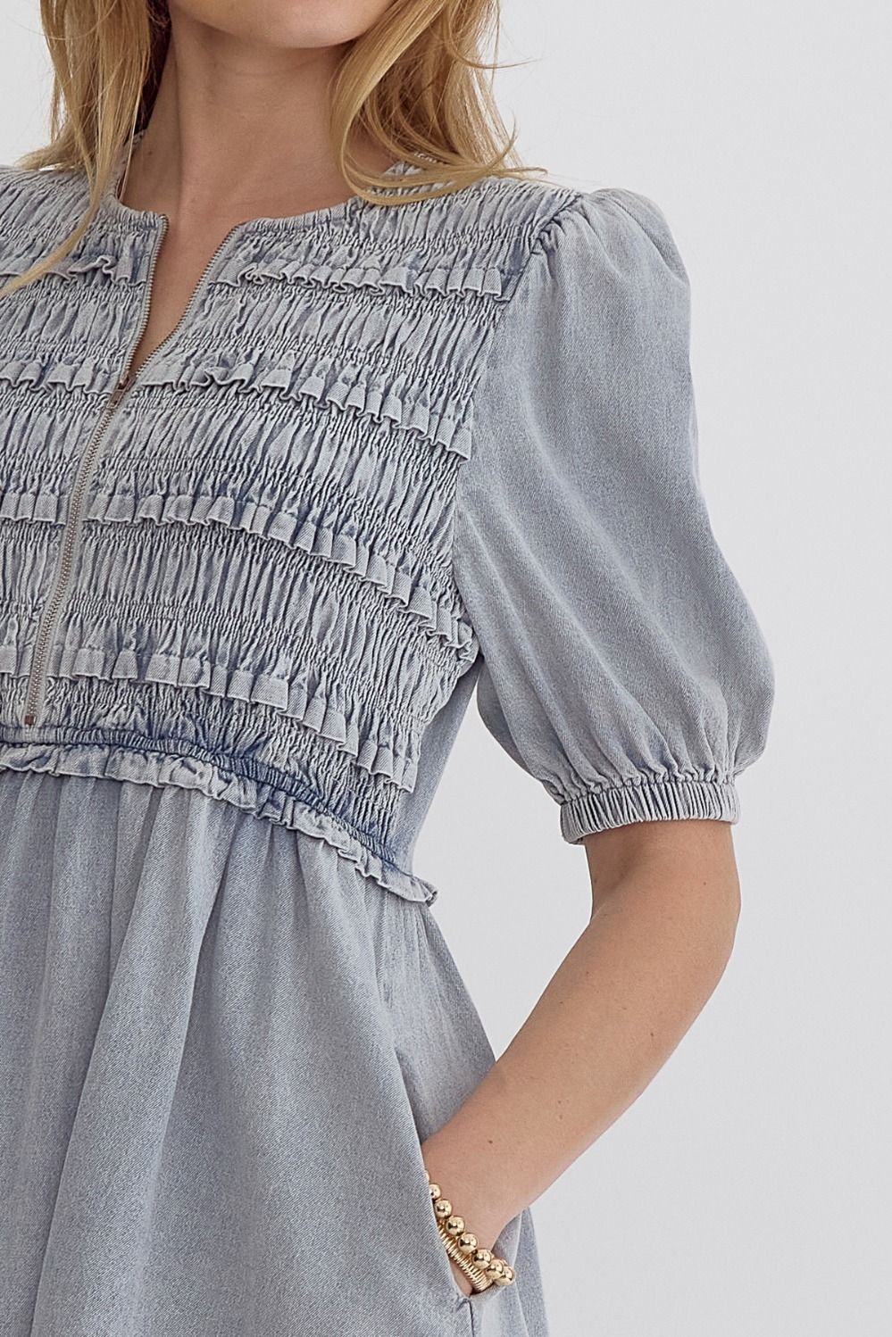 Entro Tanner Chambray Dress