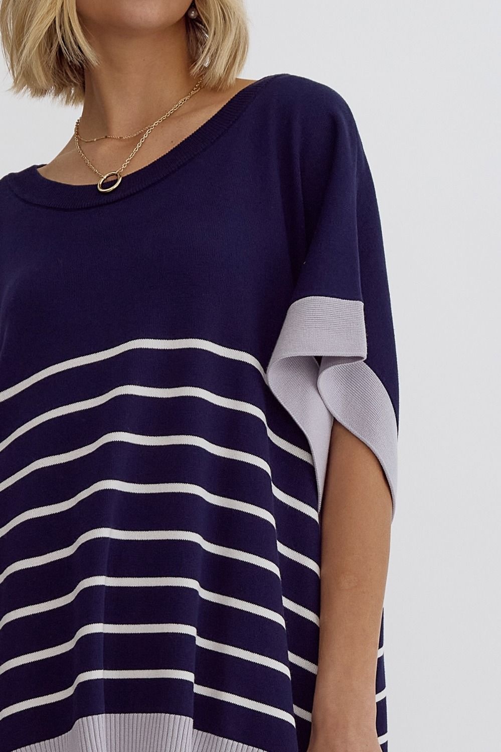 Entro Sail Away Striped Tee