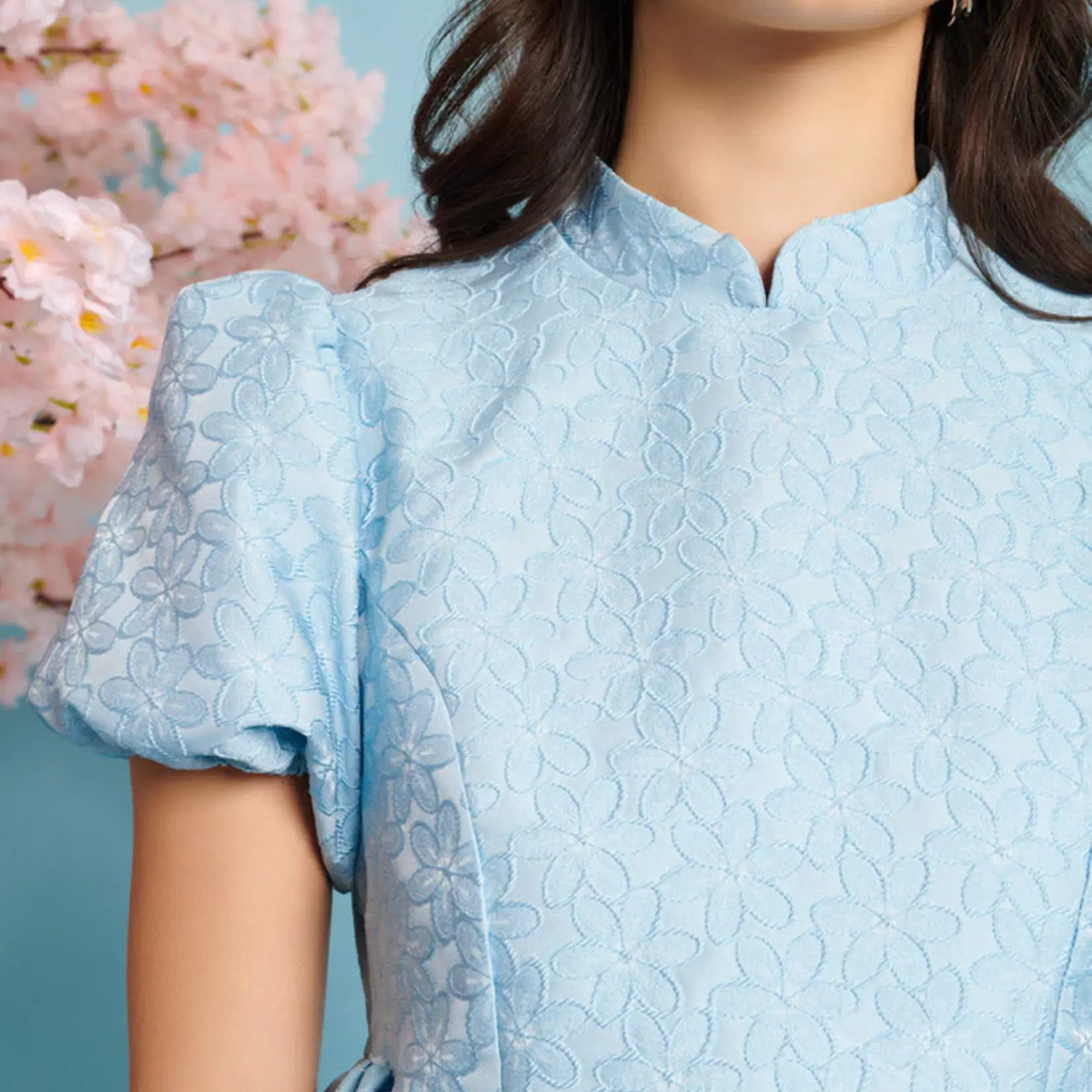 Sister Jane Nara Jacquard Mini Dress