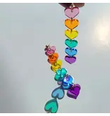 Rainbow Heart Earrings