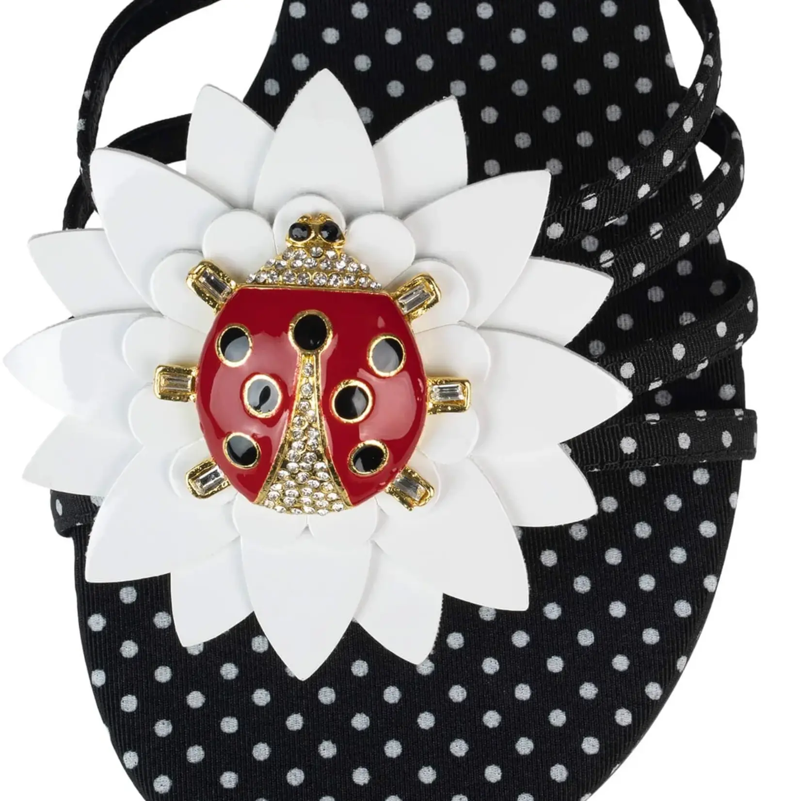 Jeffrey Campbell Bug-Me Polka Dot Sandals