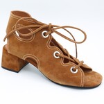 Jeffrey Campbell Unveil Tan Suede Sandal