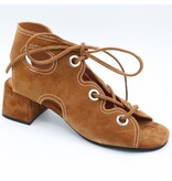Jeffrey Campbell Unveil Tan Suede Sandal
