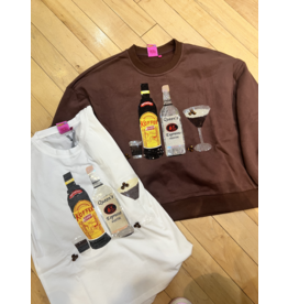 Queen of Sparkles White Espresso Martini Tee