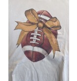 Football Bow Tee
