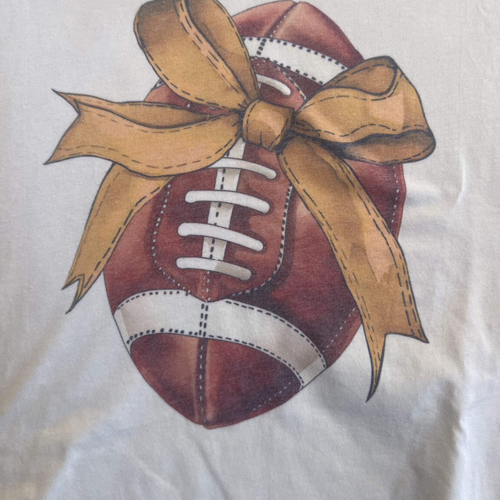 Football Bow Tee