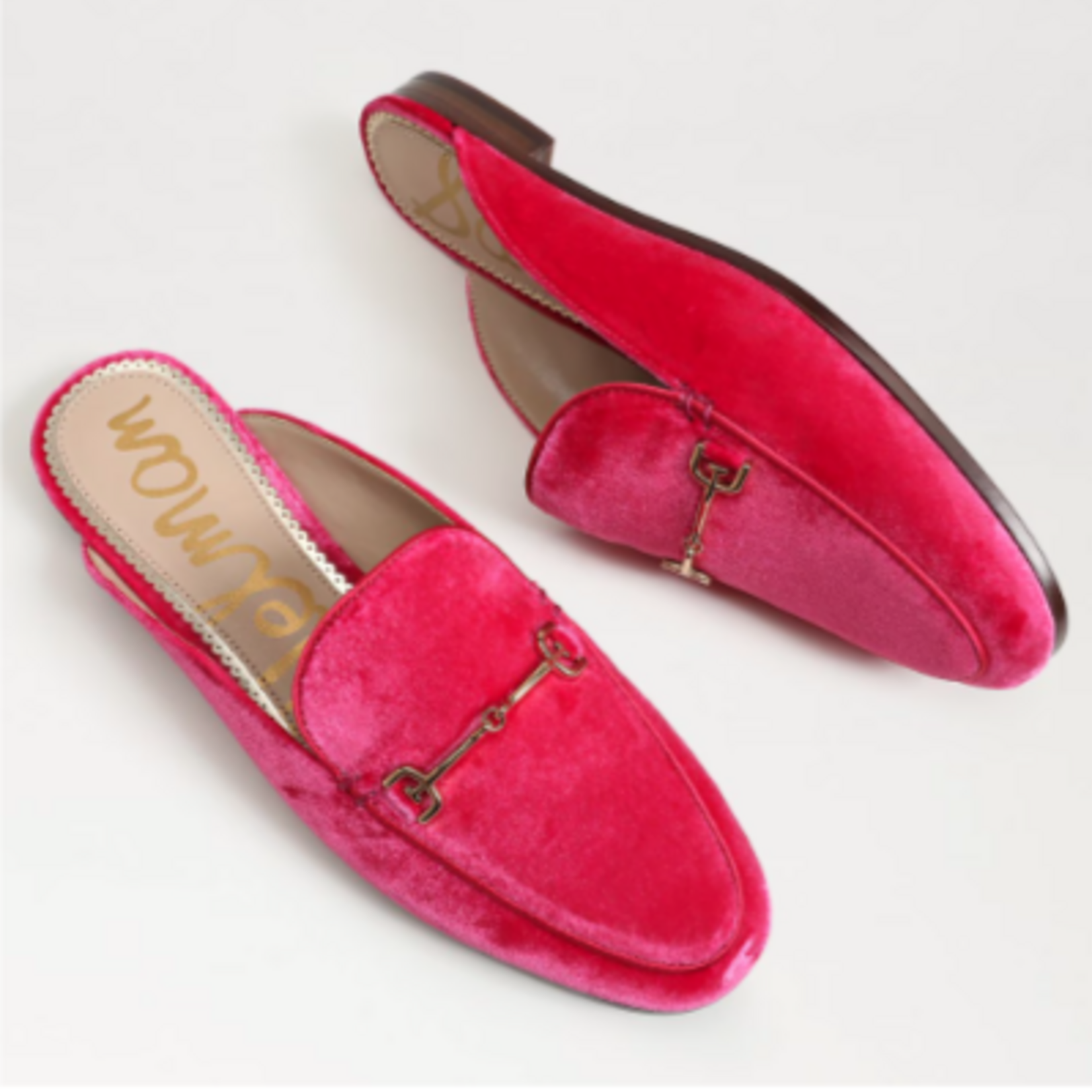 Sam Edelman Linnie Pink Velvet Mule